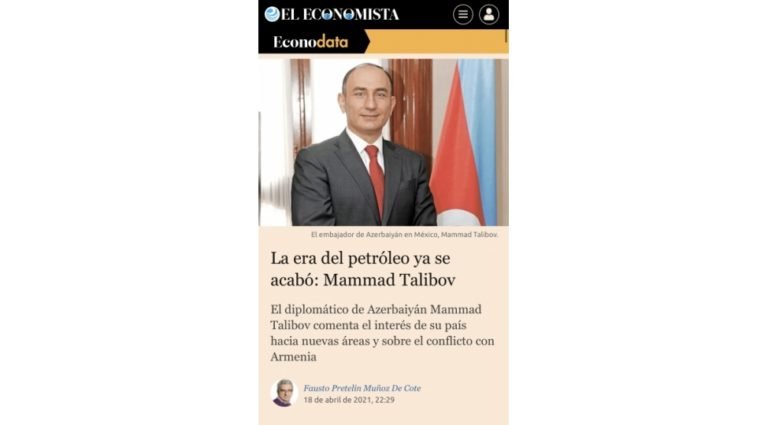 Meksika mətbuatında erməni təcavüzünün nəticələri və regionda münaqişə sonrası vəziyyətdən danışılıb