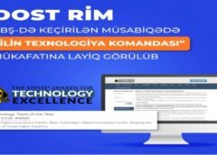 DOST RİM “İlin Texnologiya Komandası” mükafatına layiq görülüb