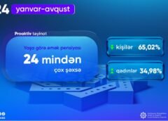 8 ayda 24 mindən çox şəxsə proaktiv qaydada yaşa görə əmək pensiyası təyin olunub