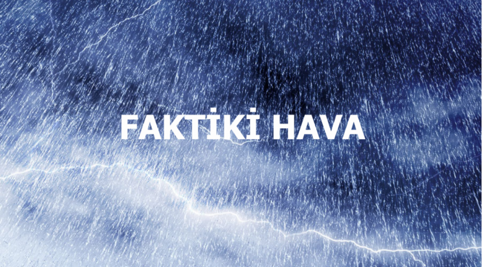 Ölkə ərazisinin əksər yerlərində şimşək çaxır, yağış yağır