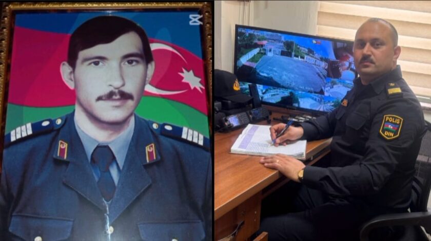 Şuşa polisinin şəhid əməkdaşının əmanəti oğluna qaldı