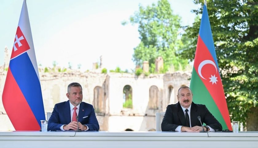 Prezidentlər Şuşada mətbuata bəyanatlarla çıxış etdilər – VİDEOYENİLƏNİB