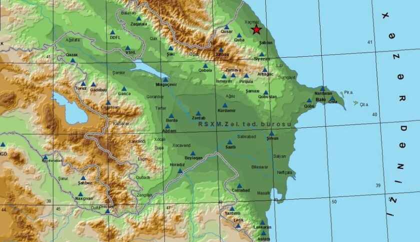 Xaçmaz rayonunda zəlzələ olub