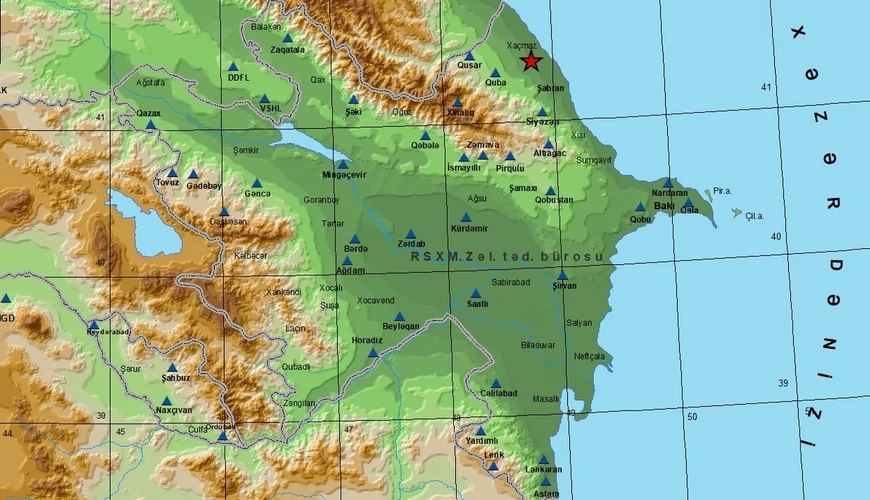 Xaçmaz rayonunda zəlzələ olub