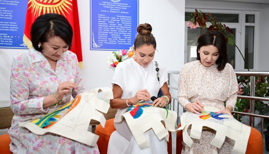 Mehriban Əliyeva Qırğızıstanda sağlamlıq və reabilitasiya mərkəzində – FOTOLAR
