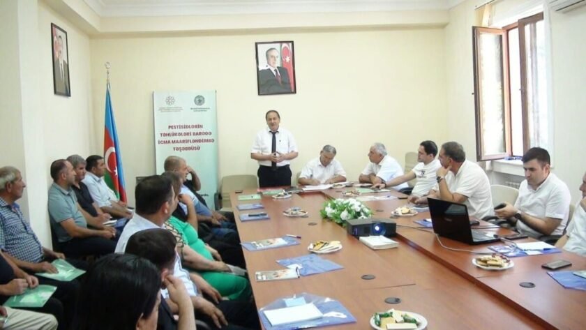 Ağcabədidə fermerlər pestisidlərin təhlükələri barədə maarifləndirilib