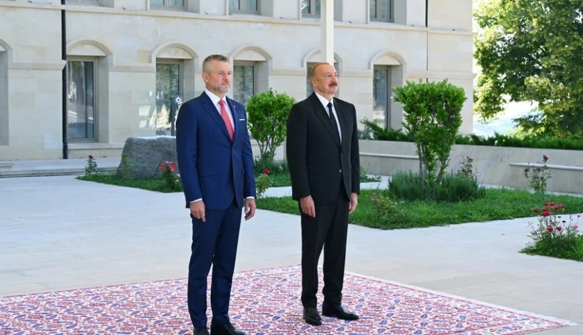 Azərbaycan və Slovakiya prezidentlərinin Şuşa görüşündən VİDEO