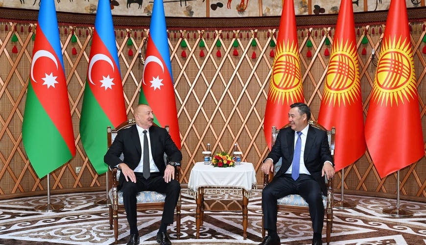 Azərbaycan və Qırğızıstan prezidentləri təltif olundu