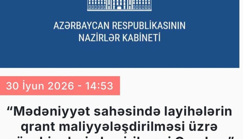 Yaradıcılıq fəaliyyətinin dövlət maliyyələşdirməsi mexanizmi təkmilləşdirilir