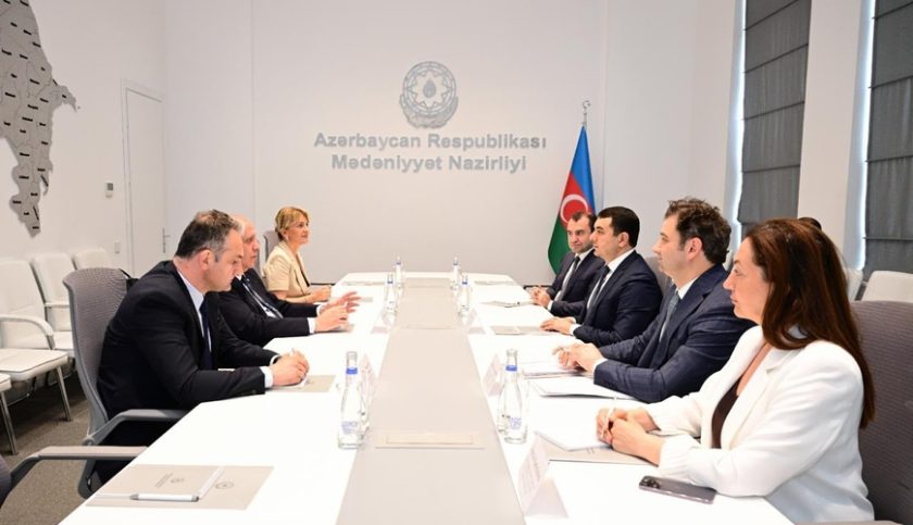 Azərbaycan ilə Gürcüstan arasında mədəni əməkdaşlıq məsələləri müzakirə olunubFOTO