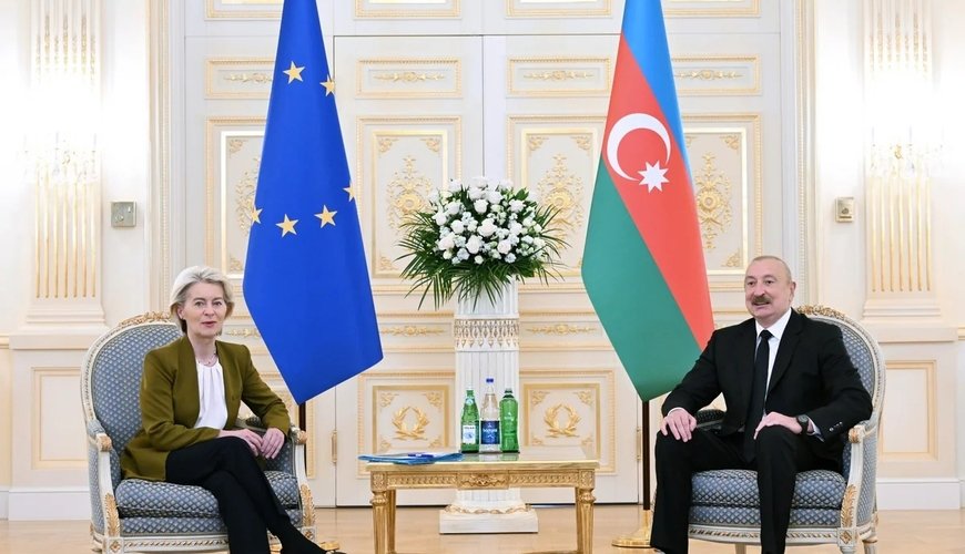 İlham Əliyevin Avropa Komissiyasının Prezidenti ilə təkbətək görüşü olubFOTO
