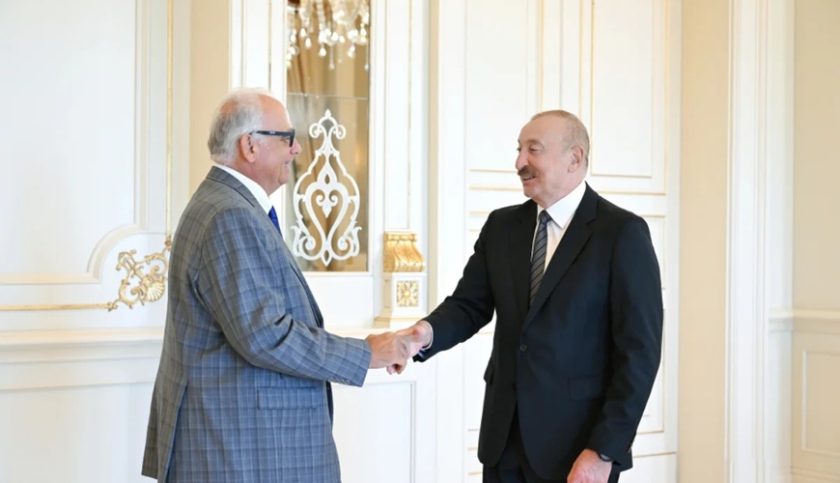 İlham Əliyev Dünya Güləş Birliyinin prezidentini qəbul edib – FOTO
