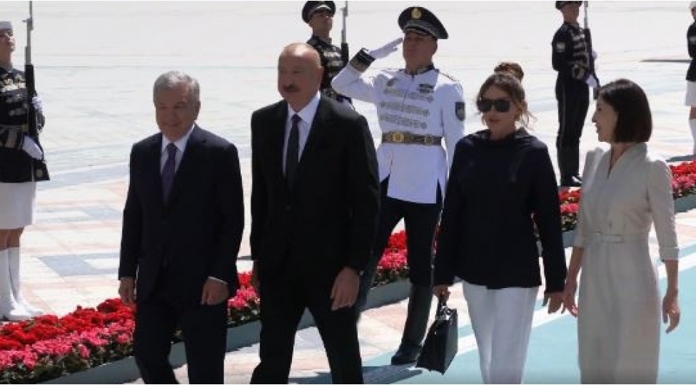 Prezident İlham Əliyev Özbəkistana dövlət səfərinə gedib – VİDEO