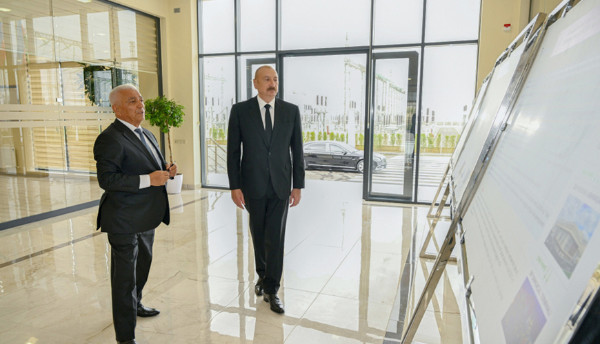Prezident açılışda – Fotolar