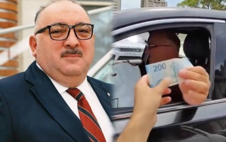 Kuryerə verdiyi 200 manat gündəm oldu – VİDEO