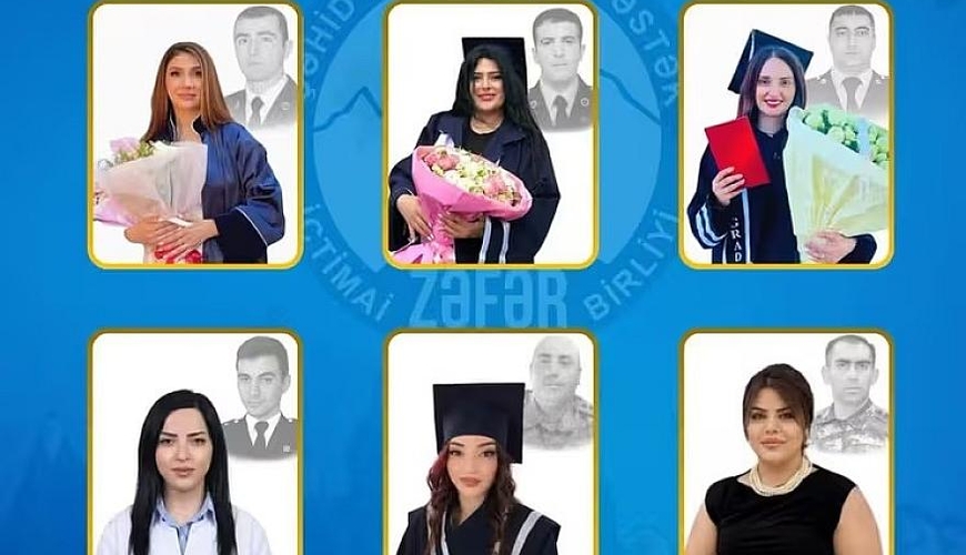 Şəhid xanımları tələbə adını qazandı – SİYAHI