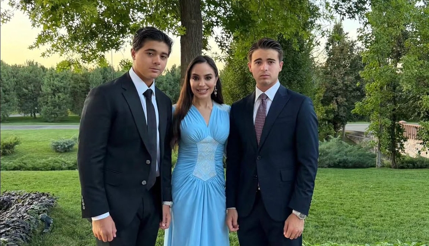 Leyla Əliyeva oğulları ilə Daşkənddə – FOTO