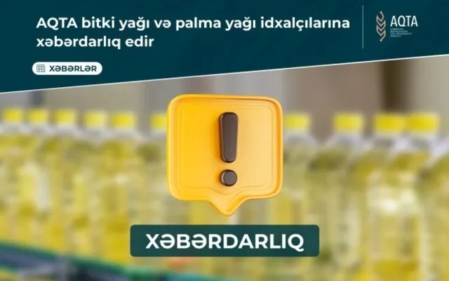 Bitki yağlarında təhlükəli maddə aşkarlandı