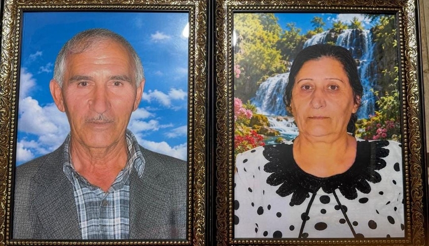 Yandırılaraq öldürülən ər-arvadın FOTOSU