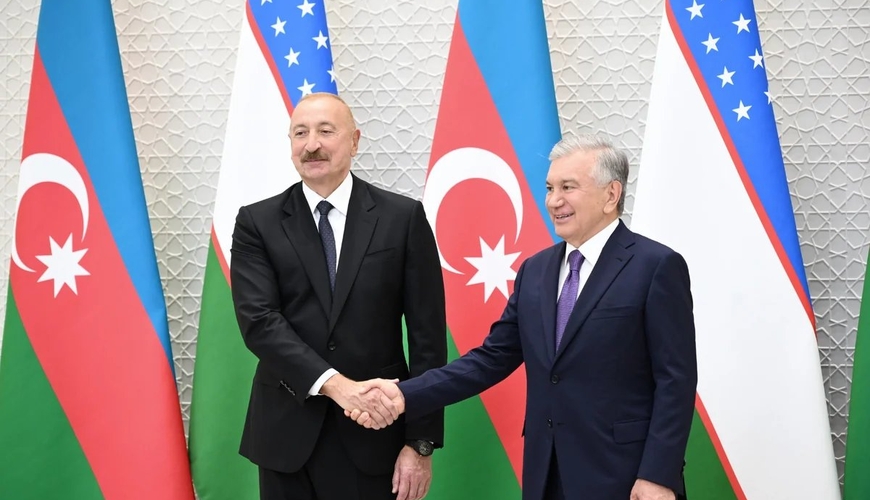 Şavkat Mirziyoyev “Heydər Əliyev” ordeni ilə təltif edildi