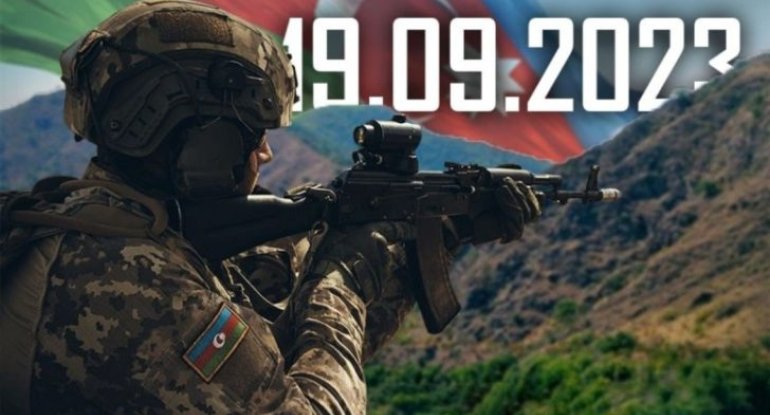 Azərbaycan Ordusunun Qarabağda antiterror əməliyyatına başlamasından üç il ötür