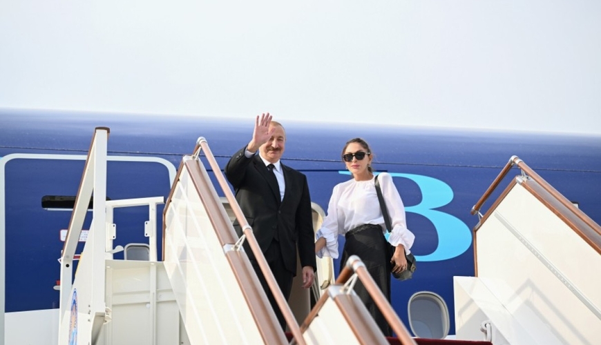 Prezident İlham Əliyevin Qırğızıstana səfəri başa çatıb
