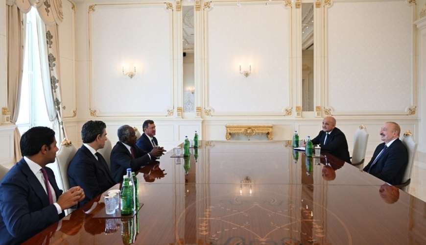 Prezident İlham Əliyev “Global Infrastructure Partners” şirkətinin rəhbərini qəbul edibFOTO