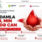 Könüllü qanvermə aksiyası keçiriləcək