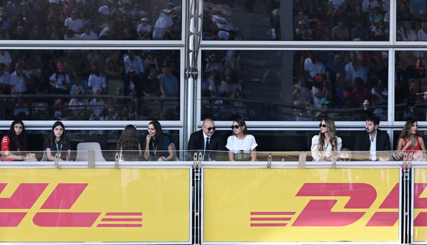 Prezidentlə ailəsinin “Formula 1″dən FOTOLARI