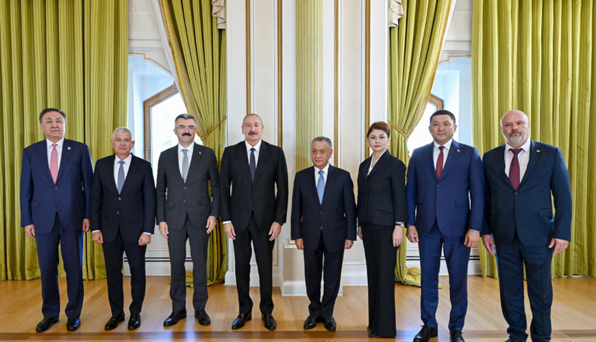 Prezident bu ölkələrin təhlükəsizlik üzrə rəhbər şəxslərini qəbul etdi – FOTOLAR
