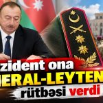 SON DƏQİQƏ! Prezident ona general-leytenant rütbəsi verdi – FOTO