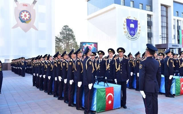 Kursantlar “Polis andı”nı qəbul etdilər – VİDEO/FOTOLAR