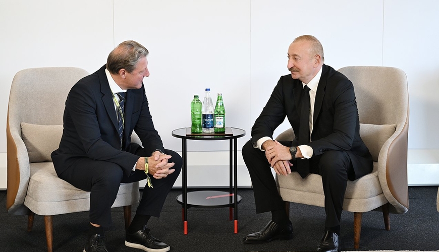 Prezident Aleksandr Oşpelti qəbul etdi – FOTOLAR