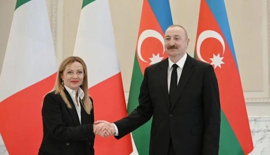 Meloni İlham Əliyevə SOCAR-ın İtaliyada yanacağın qiymətləri ilə bağlı qərarına görə təşəkkür edib