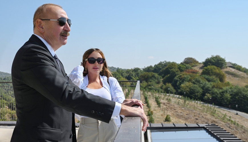 Prezident və xanımı “Meysari Grand Hotel SPA”nın açılışındaFOTOYENİLƏNİB