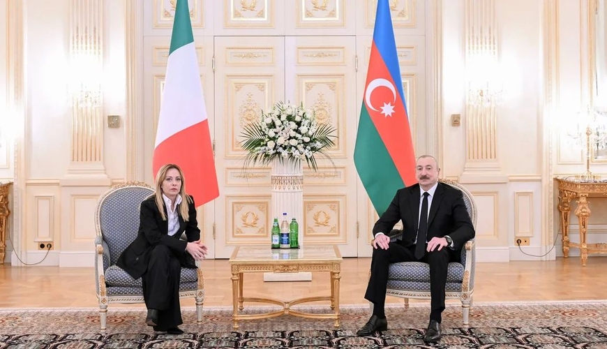 Meloni İlham Əliyevə təşəkkür etdi
