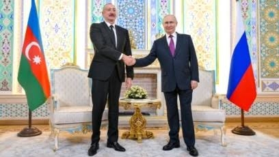 Putinlə İlham Əliyev Türkmənistanda “ayaqüstü” söhbət edib – Peskov