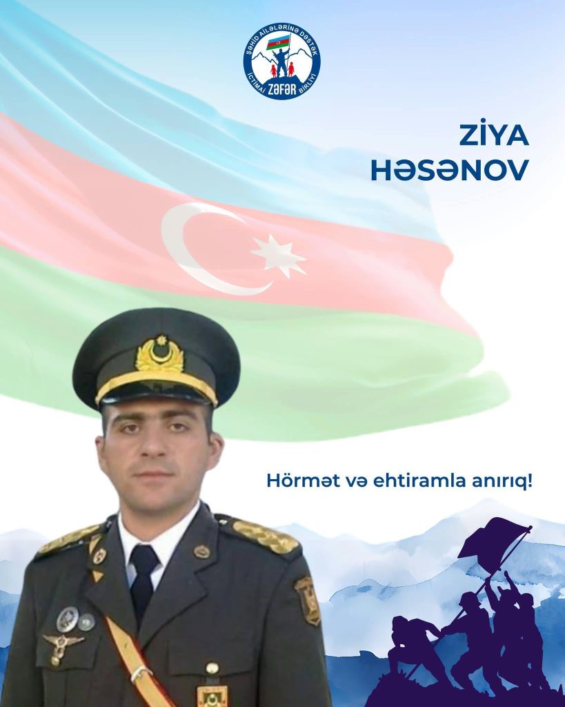 Bu gün qəhrəman “Aprel” şəhidimiz Ziya Həsənovun doğum günüdür! Qürurla yad edirik!