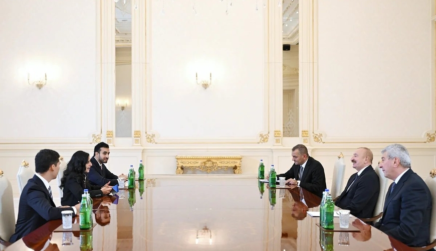 Prezident Şeyxa Əl Nuveysi qəbul etdi