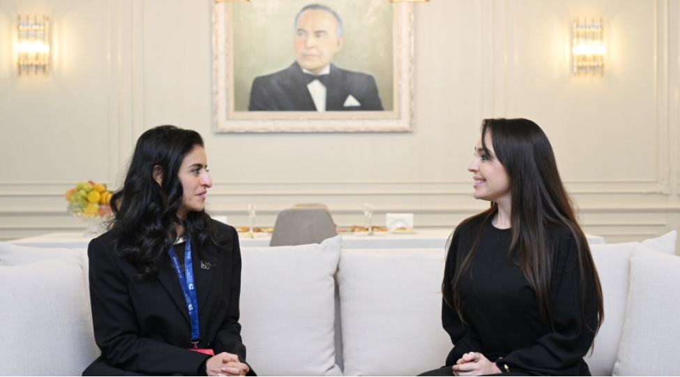 Leyla Əliyeva Dünya Turizm Təşkilatının Baş katibi ilə görüşüb